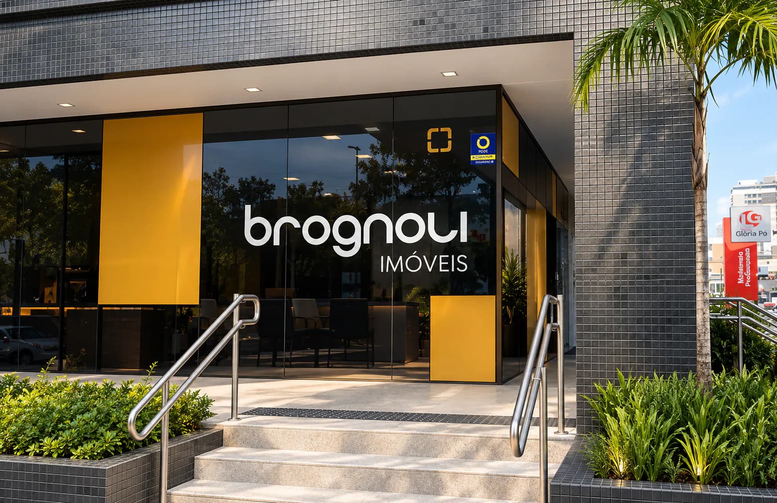 Fachada da Loja Kobrasol da Brognoli, no bairro Kobrasol