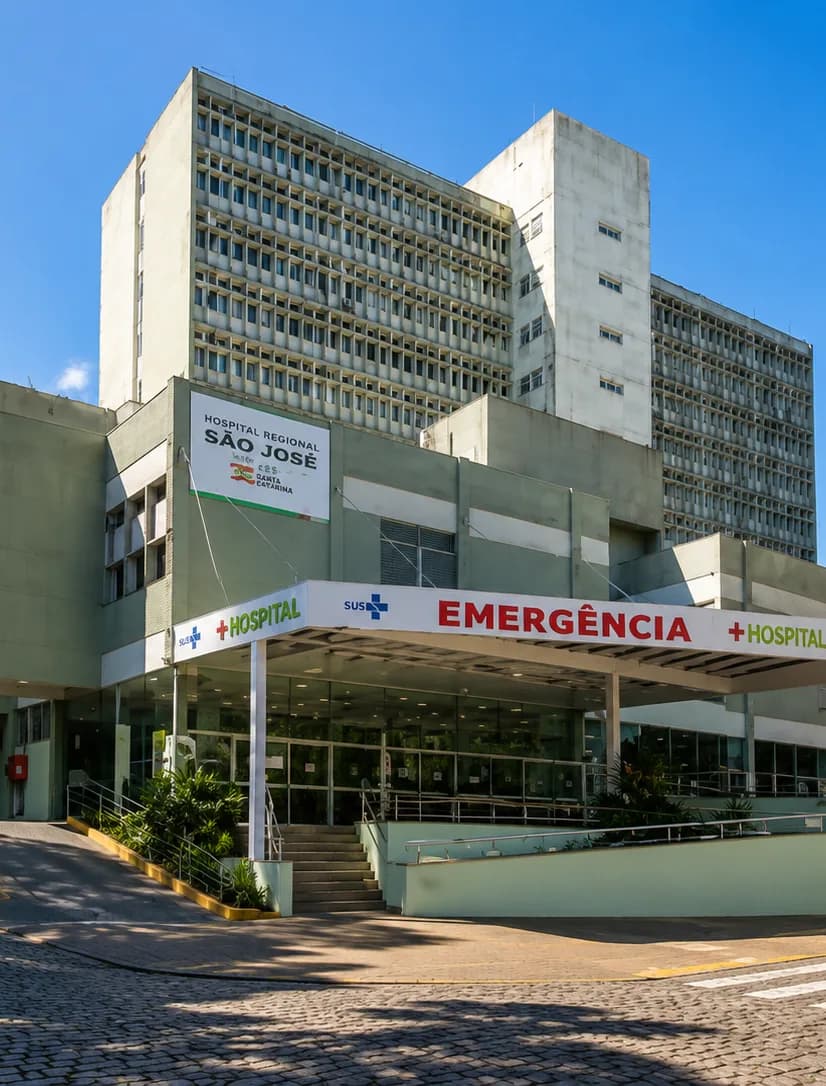 Hospital Governador Celso Ramos, no Centro de Florianópolis