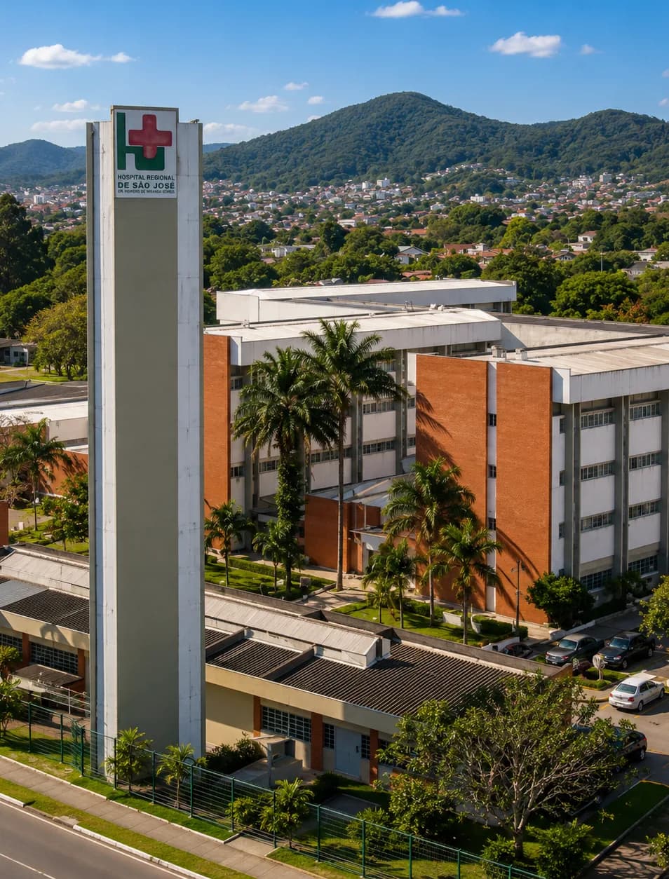 Hospital Universitário da UFSC, na Trindade