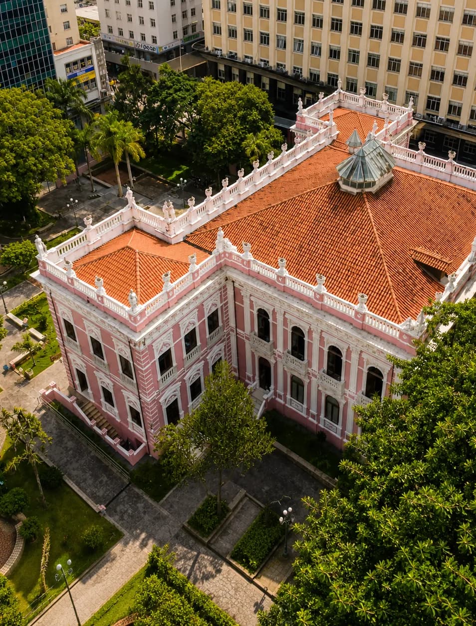 Praça XV de Novembro, no Centro de Florianópolis