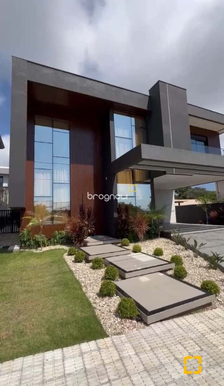 BROGNOLI VENDE- Casa mobiliada em condomínio fechado com área de lazer. — foto principal