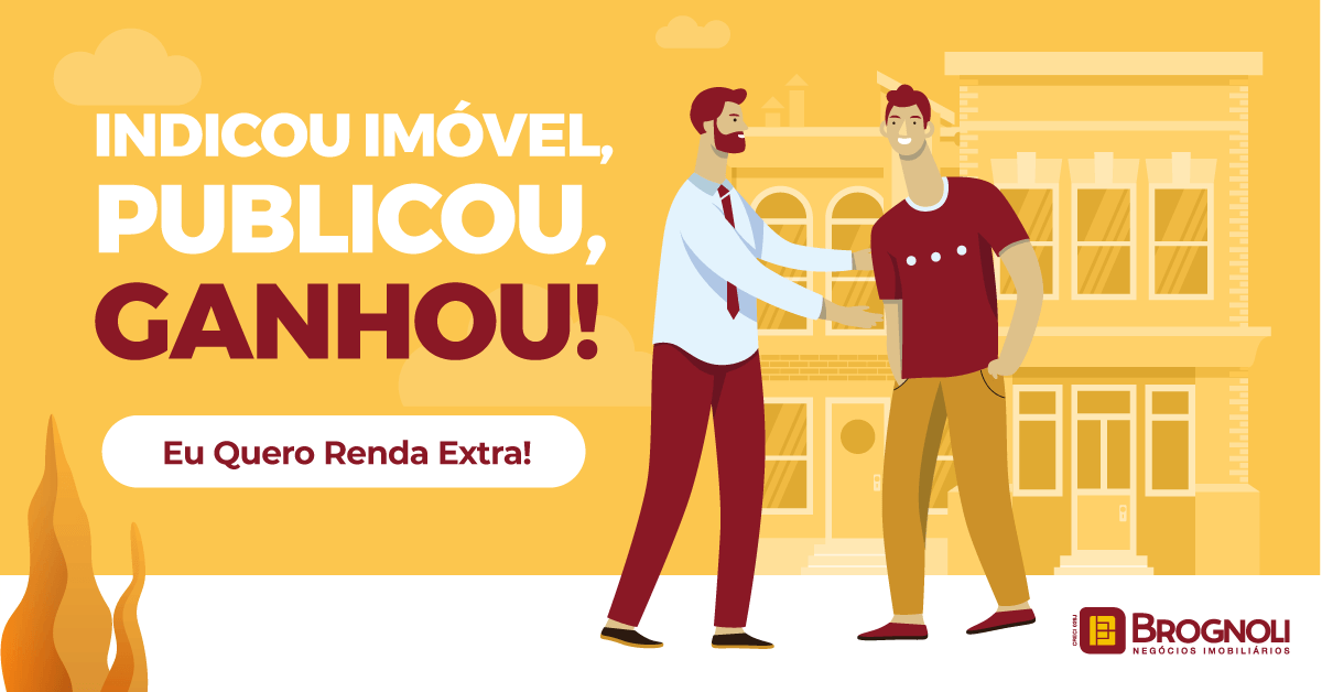 Renda Extra – Indicou imóvel, publicou, ganhou!