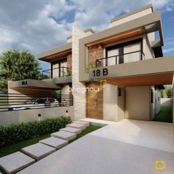 Casa com 133m², 3 quartos (sendo 1 suíte), 2 garagens, no bairro Canasvieiras em Florianópolis