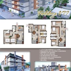 Apartamento com 62m², 2 quartos (sendo 1 suíte), 1 garagem, no bairro Ingleses em Florianópolis