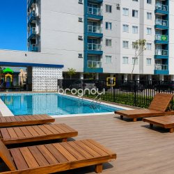 Apartamento com 53m², 2 quartos (sendo 1 suíte), 1 garagem, no bairro Ipiranga em São José
