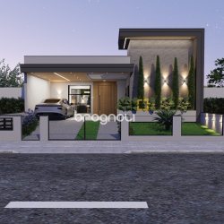 Casa com 120m², 3 quartos (sendo 1 suíte), 2 garagens, no bairro Forquilhas em São José