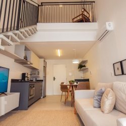 Apartamentos com 43m², 1 quarto, 1 suíte, 1 garagem, no bairro João Paulo em Florianópolis