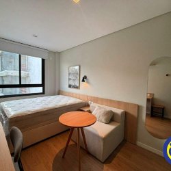 Apartamento com 20m², 1 quarto, 1 garagem, no bairro Trindade em Florianópolis