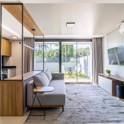 Apartamento com 55m², 1 quarto, 1 garagem, no bairro Lagoa da Conceição em Florianópolis