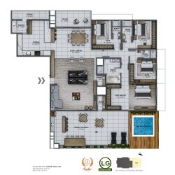 PLANTA APARTAMENTO COBERTURA 1401