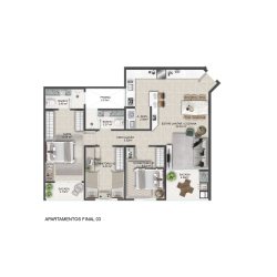 Planta apto 3 quartos - Final 03