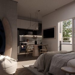 Studio Residencial com 31m², 1 quarto, 1 suíte, 1 garagem, no bairro Ingleses do Rio Vermelho em Florianópolis