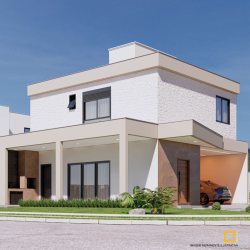 Casa em Condomínio com 162m², 3 quartos, 3 suítes, 2 garagens, no bairro Cachoeira do Bom Jesus em Florianópolis