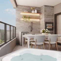 Apartamentos com 98m², 3 quartos (sendo 1 suíte), 1 garagem, no bairro Jurerê em Florianópolis