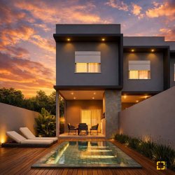 Casa Residencial com 120m², 2 quartos (sendo 2 suítes), 2 garagens, no bairro São João Do Rio Vermelho em Florianópolis