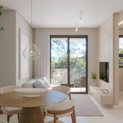 Apartamentos com 60m², 2 quartos (sendo 1 suíte), 1 garagem, no bairro Cacupé em Florianópolis