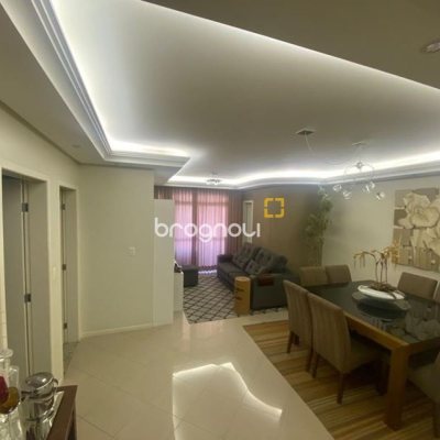 Apartamento com 128m², 3 quartos (sendo 1 suíte), 1 garagem, no bairro Campinas em São José