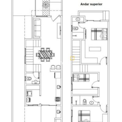 Casa com 110m², 3 quartos (sendo 1 suíte), 2 garagens, no bairro Sertão do Maruim em São José