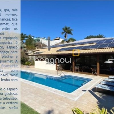Casa com 680m², 6 quartos (sendo 3 suítes), 6 garagens, no bairro Lagoinha em Florianópolis