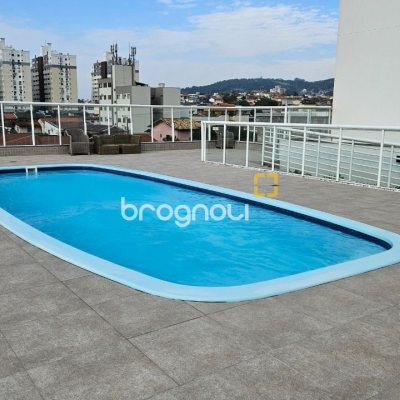 Apartamento com 67m², 2 quartos (sendo 1 suíte), 1 garagem, no bairro Areias em São José