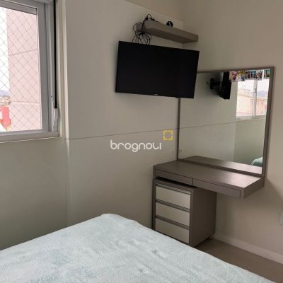 Apartamento com 65m², 2 quartos (sendo 1 suíte), 1 garagem, no bairro Ipiranga em São José