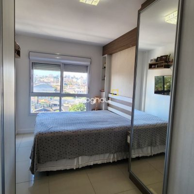 Apartamento com 92m², 3 quartos (sendo 1 suíte), 1 garagem, no bairro Barreiros em São José