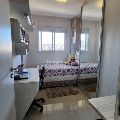 Apartamento com 92m², 3 quartos (sendo 1 suíte), 1 garagem, no bairro Barreiros em São José