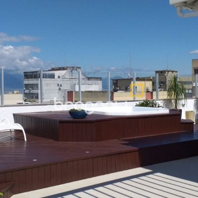Cobertura com 173m², 2 quartos (sendo 1 suíte), 1 garagem, no bairro Centro em Florianópolis