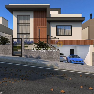 Casa com 300m², 3 quartos (sendo 2 suítes), 2 garagens, no bairro Pedra Branca em Palhoça