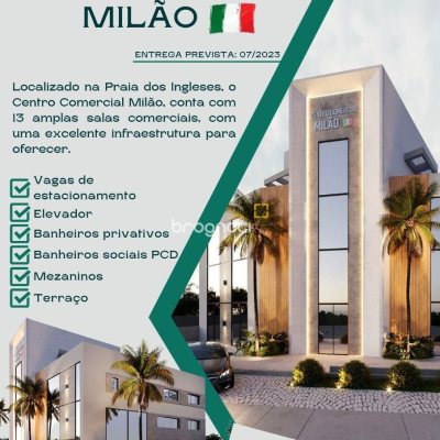 Sala com 42m², 1 garagem, no bairro Ingleses do Rio Vermelho em Florianópolis