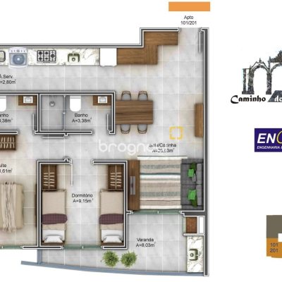 Apartamento com 73m², 2 quartos (sendo 1 suíte), 1 garagem, no bairro Pântano do Sul em Florianópolis