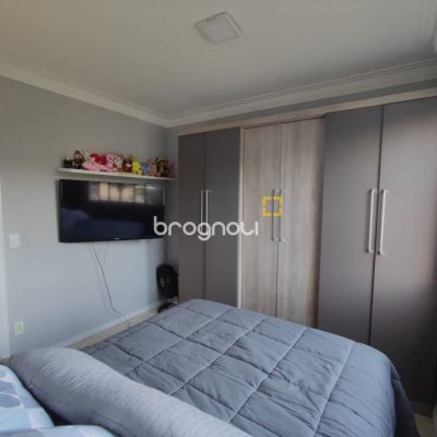 Apartamento com 61m², 2 quartos, 1 garagem, no bairro Potecas em São José