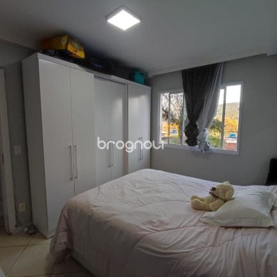 Apartamento com 61m², 2 quartos, 1 garagem, no bairro Potecas em São José