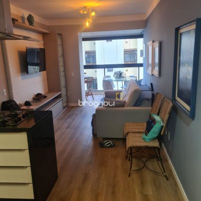 Apartamento com 63m², 2 quartos (sendo 1 suíte), 1 garagem, no bairro Praia Brava em Florianópolis
