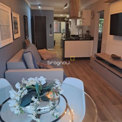 Apartamento com 63m², 2 quartos (sendo 1 suíte), 1 garagem, no bairro Praia Brava em Florianópolis
