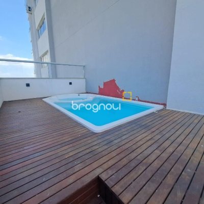 Apartamento com 61m², 2 quartos (sendo 1 suíte), 2 garagens, no bairro Pedra Branca em Palhoça