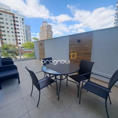 Apartamento com 61m², 2 quartos (sendo 1 suíte), 2 garagens, no bairro Pedra Branca em Palhoça