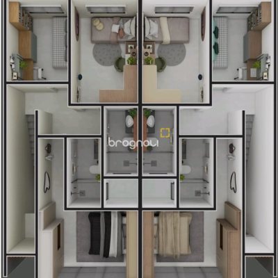 Casa com 97m², 3 quartos (sendo 1 suíte), 1 garagem, no bairro Forquilhas em São José