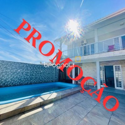 Casa com 350m², 5 quartos (sendo 1 suíte), 4 garagens, no bairro Cachoeira do Bom Jesus em Florianópolis