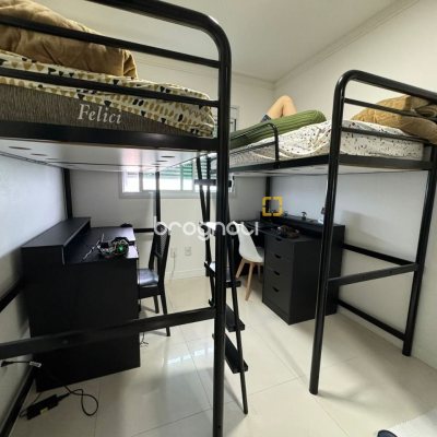 Apartamento com 124m², 3 quartos (sendo 2 suítes), 2 garagens, no bairro Balneário em Florianópolis