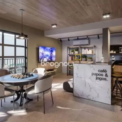 Studio com 32m², 1 quarto (sendo 1 suíte), 1 garagem, no bairro Estreito em Florianópolis