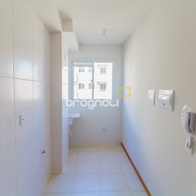 Apartamento com 52m², 2 quartos, 1 garagem, no bairro Vendaval em Biguaçu