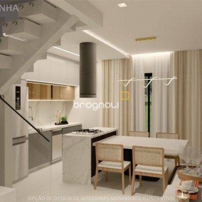 Casa com 162m², 3 quartos (sendo 3 suítes), 2 garagens, no bairro Campeche em Florianópolis