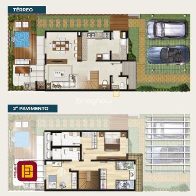 Casa com 96m², 3 quartos (sendo 1 suíte), 2 garagens, no bairro Morro das Pedras em Florianópolis
