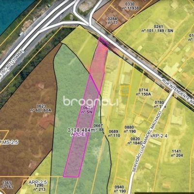 Terreno com 14520m², no bairro Ratones em Florianópolis