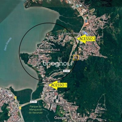 Terreno com 906m², no bairro João Paulo em Florianópolis