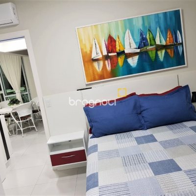 Apartamento com 60m², 1 quarto (sendo 1 suíte), 1 garagem, no bairro Armação da Piedade em Governador Celso Ramos