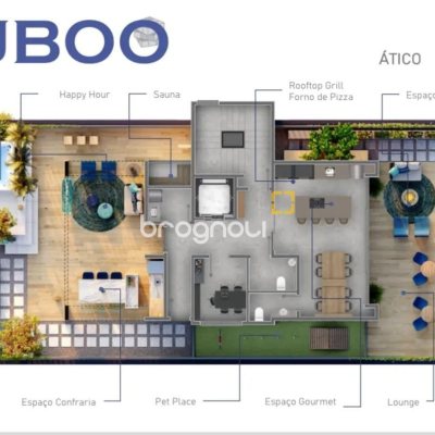 Apartamento com 52m², 1 quarto (sendo 1 suíte), 1 garagem, no bairro Centro em Florianópolis