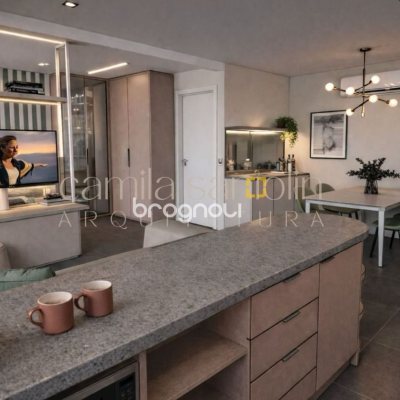 Studio com 40m², 1 quarto, 1 garagem, no bairro Centro em Florianópolis