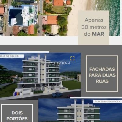 Apartamento com 66m², 2 quartos (sendo 1 suíte), 1 garagem, no bairro Cachoeira do Bom Jesus em Florianópolis